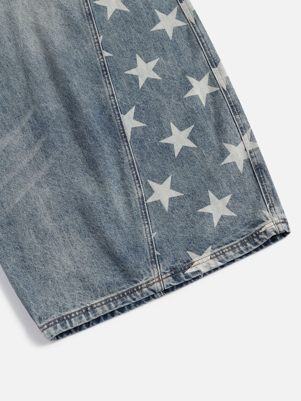 Aelfric Eden Star Panel Rivets Baggy Jeans