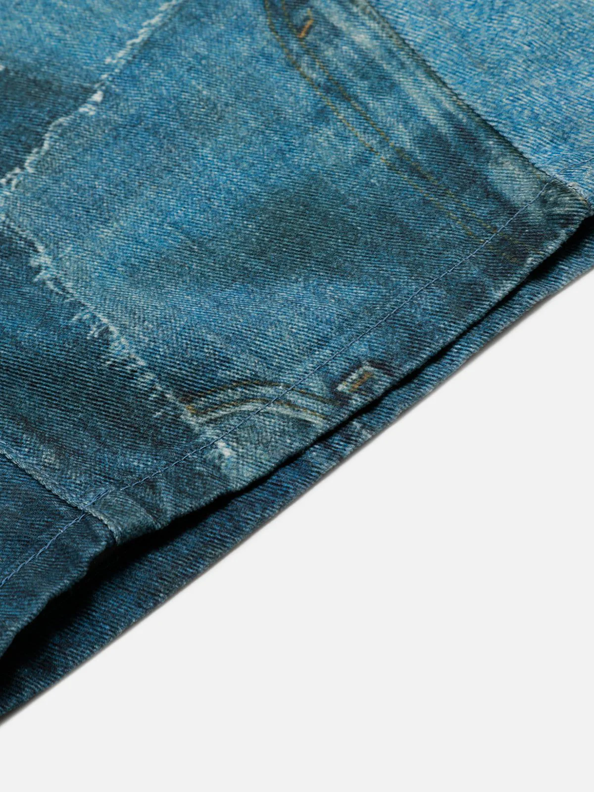 Aelfric Eden Illusion Denim Graphic Baggy Barrel Jeans