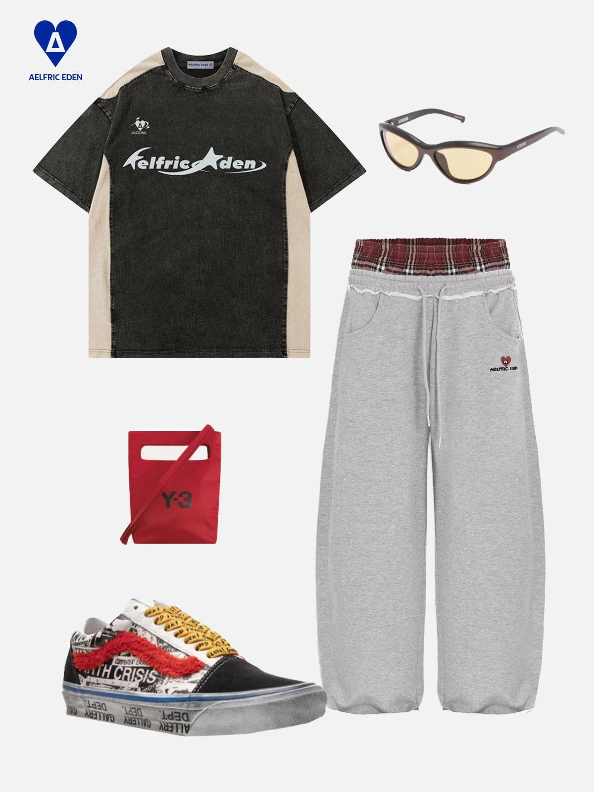 Aelfric Eden Racing Patchwork Tee