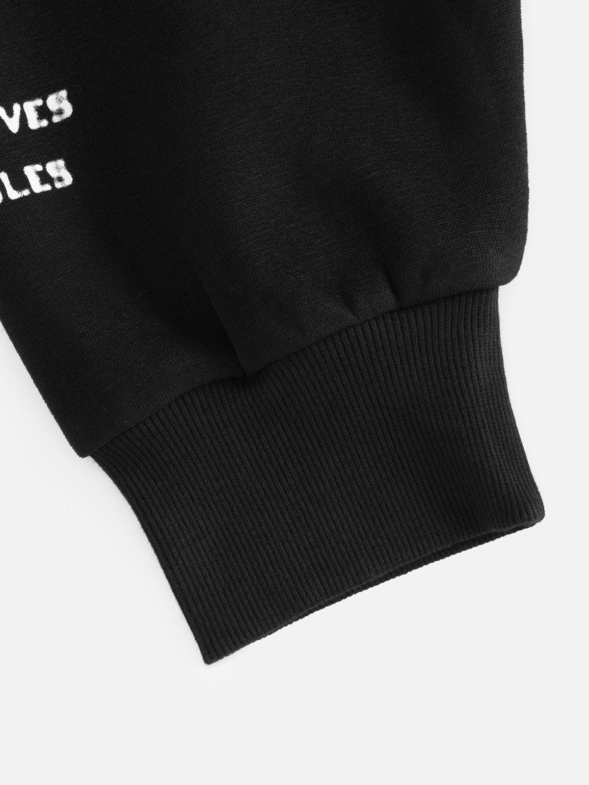 Aelfric Eden Leaf CAMO Graffiti Patchwork Zip Up Hoodie