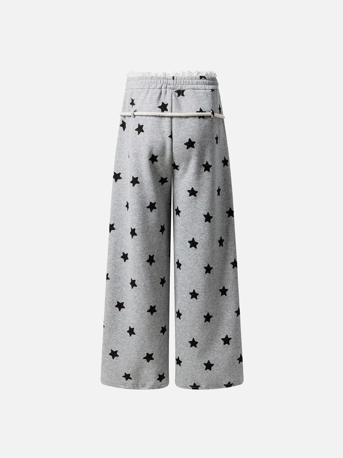 Aelfric Eden Lace Waist Star Baggy Sweatpants