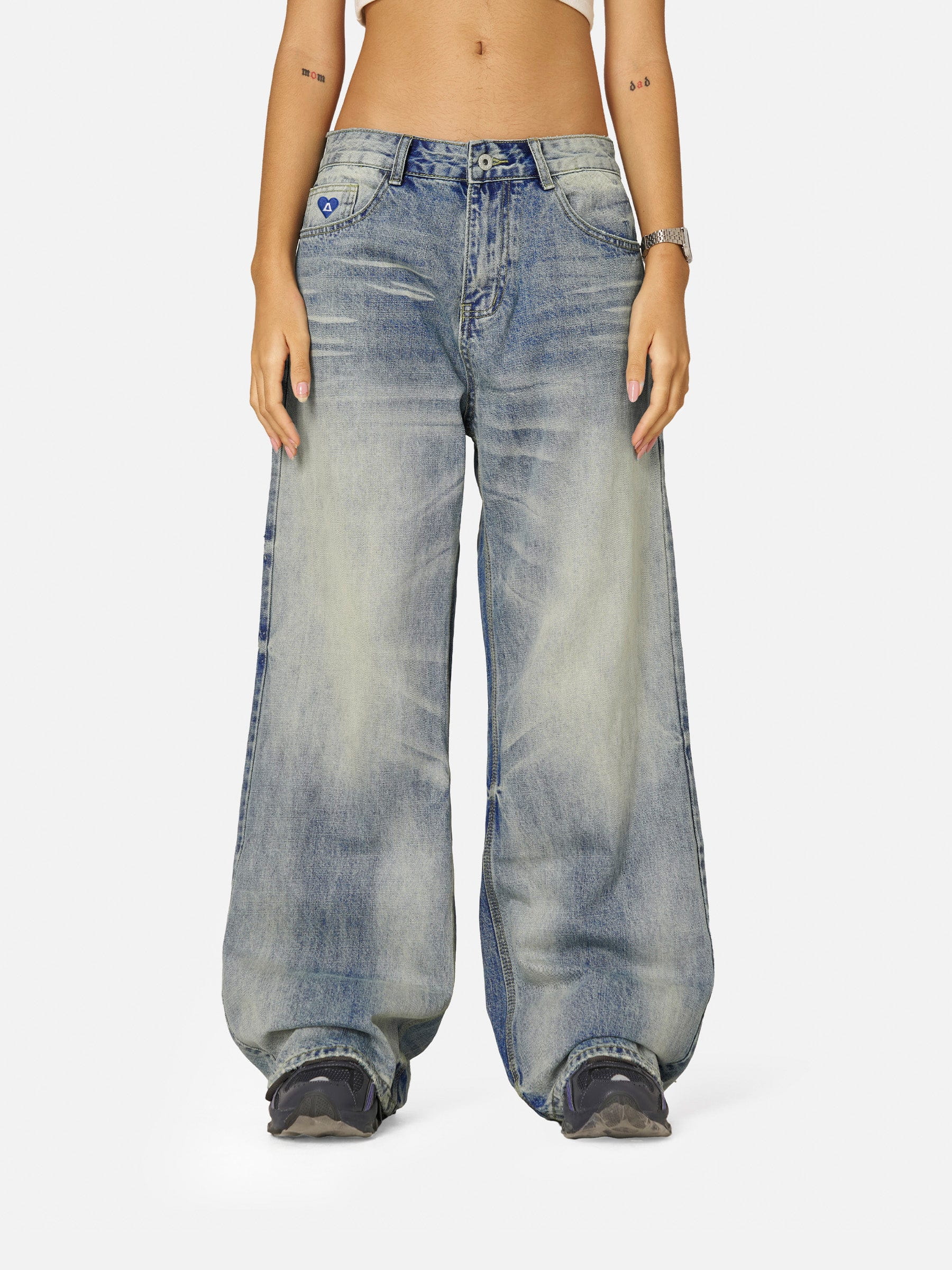 Aelfric Eden Fade Baggy Jeans