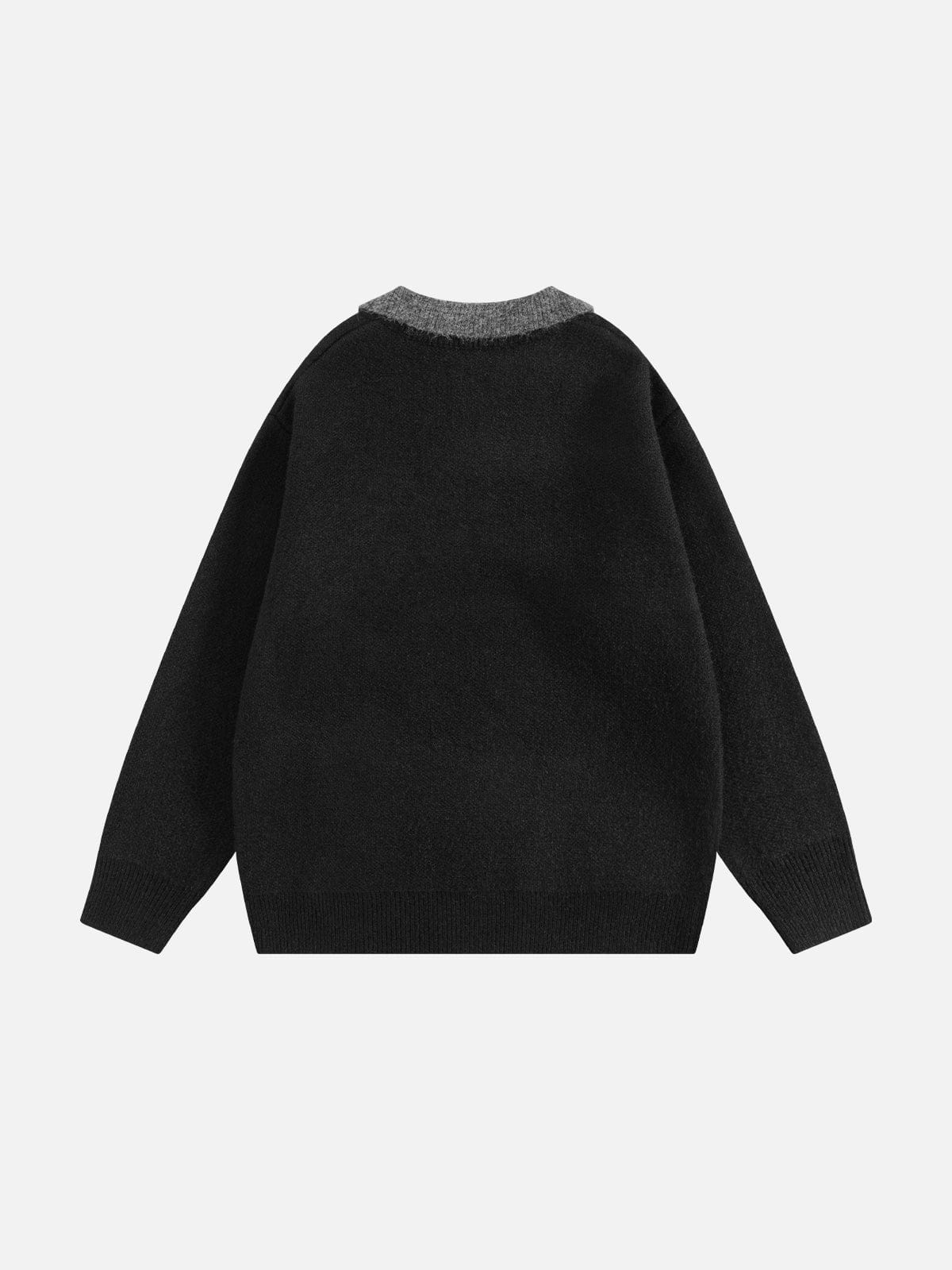 Aelfric Eden Faux Layer Polo Knit Sweater