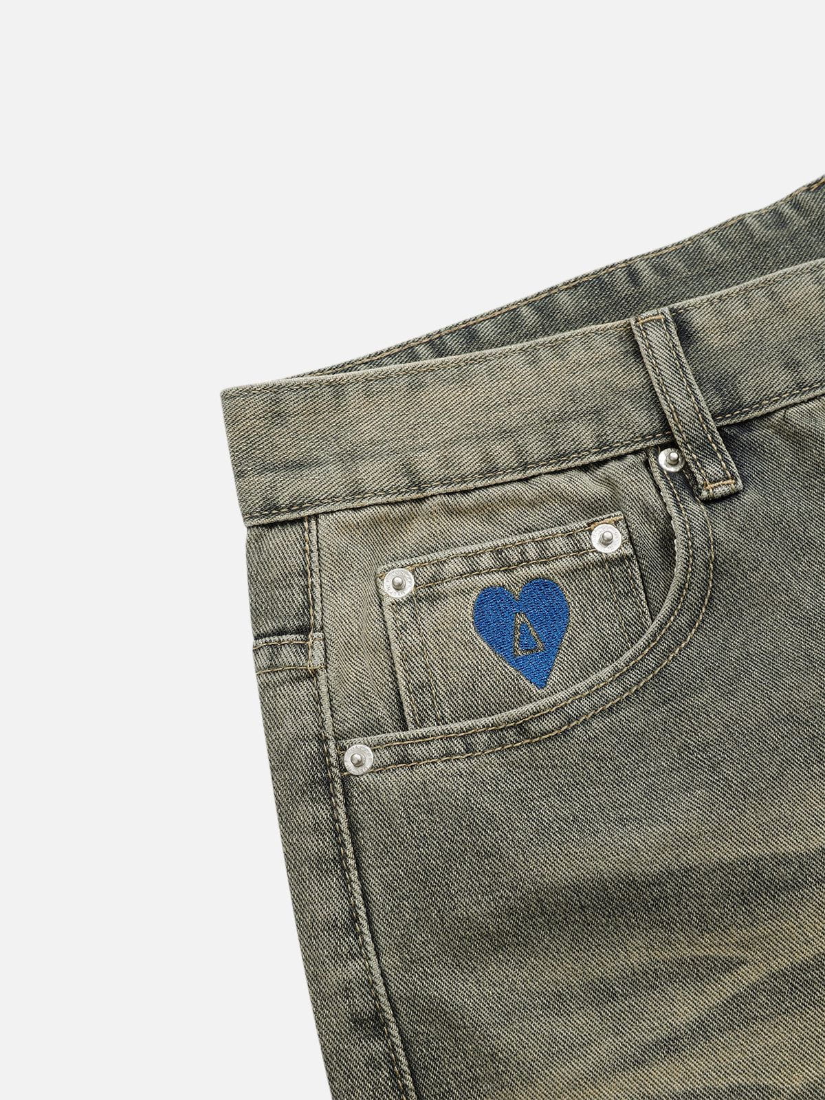 Aelfric Eden Baggy Mud Dyeing Jeans