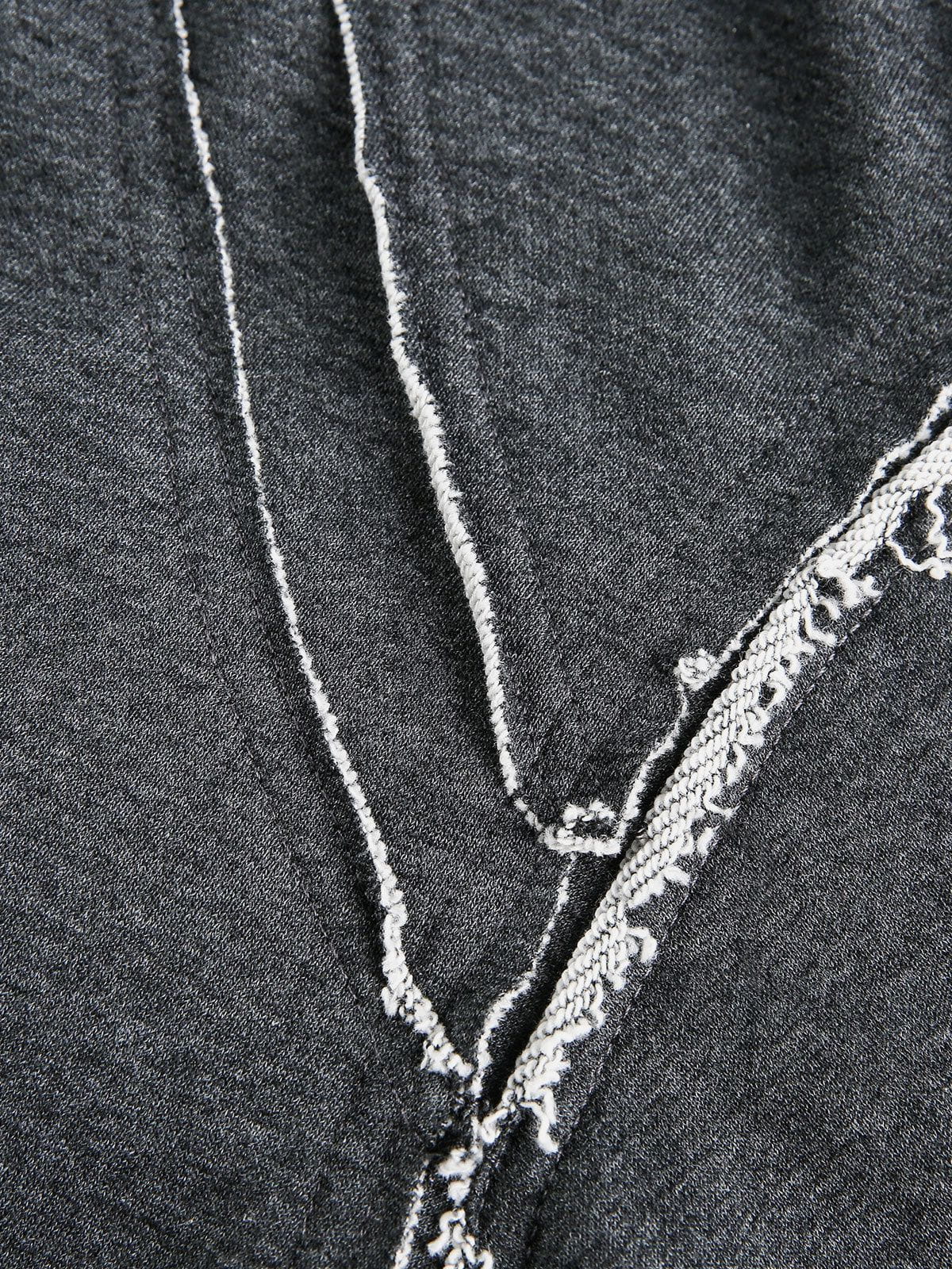 Aelfric Eden Fringe Boxy Zip Up Hoodie