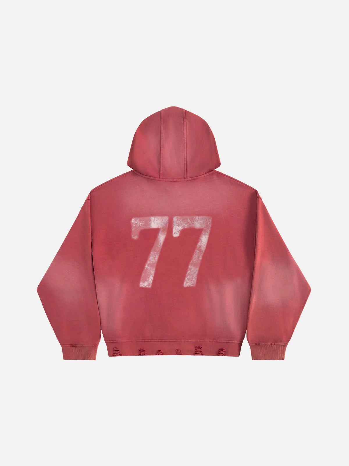 Aelfric Eden Boxy Rhinestone 77 Graphic Pullover Hoodie