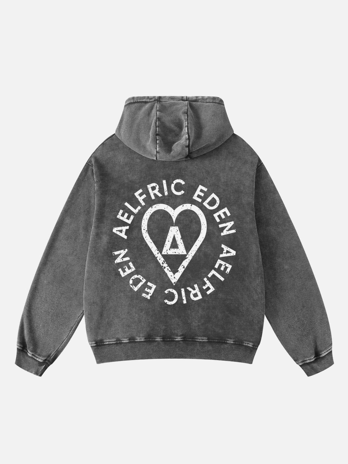 Aelfric Eden Oversized Washed Graphic Hoodie