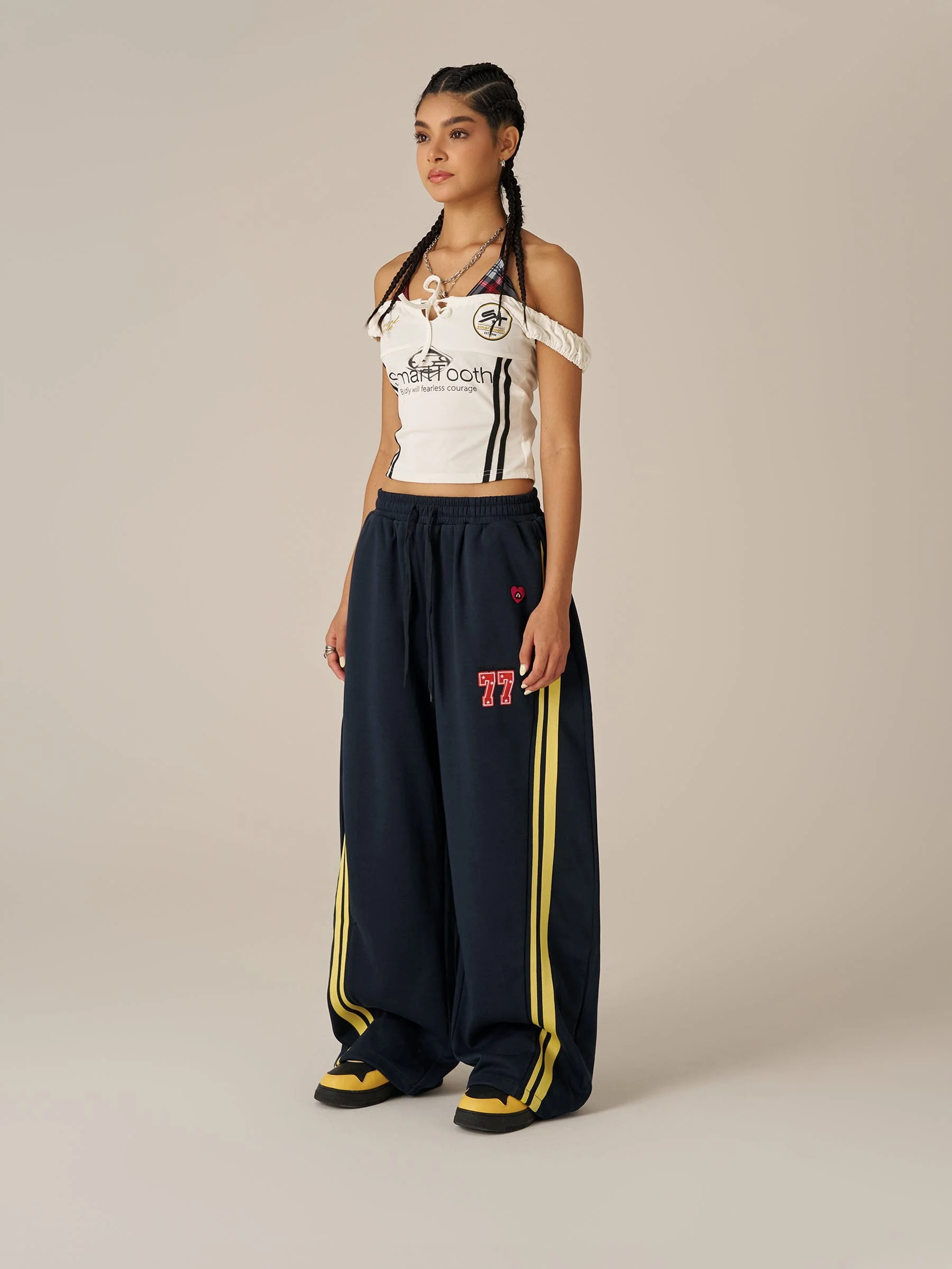 Aelfric Eden Stripe Baggy Barrel Sweatpants