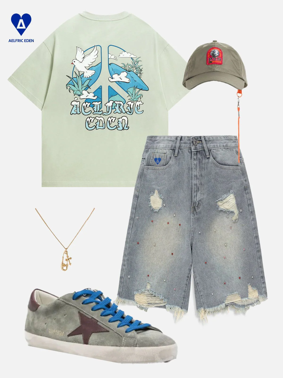 Aelfric Eden Peace Pigeon Graphic Tee