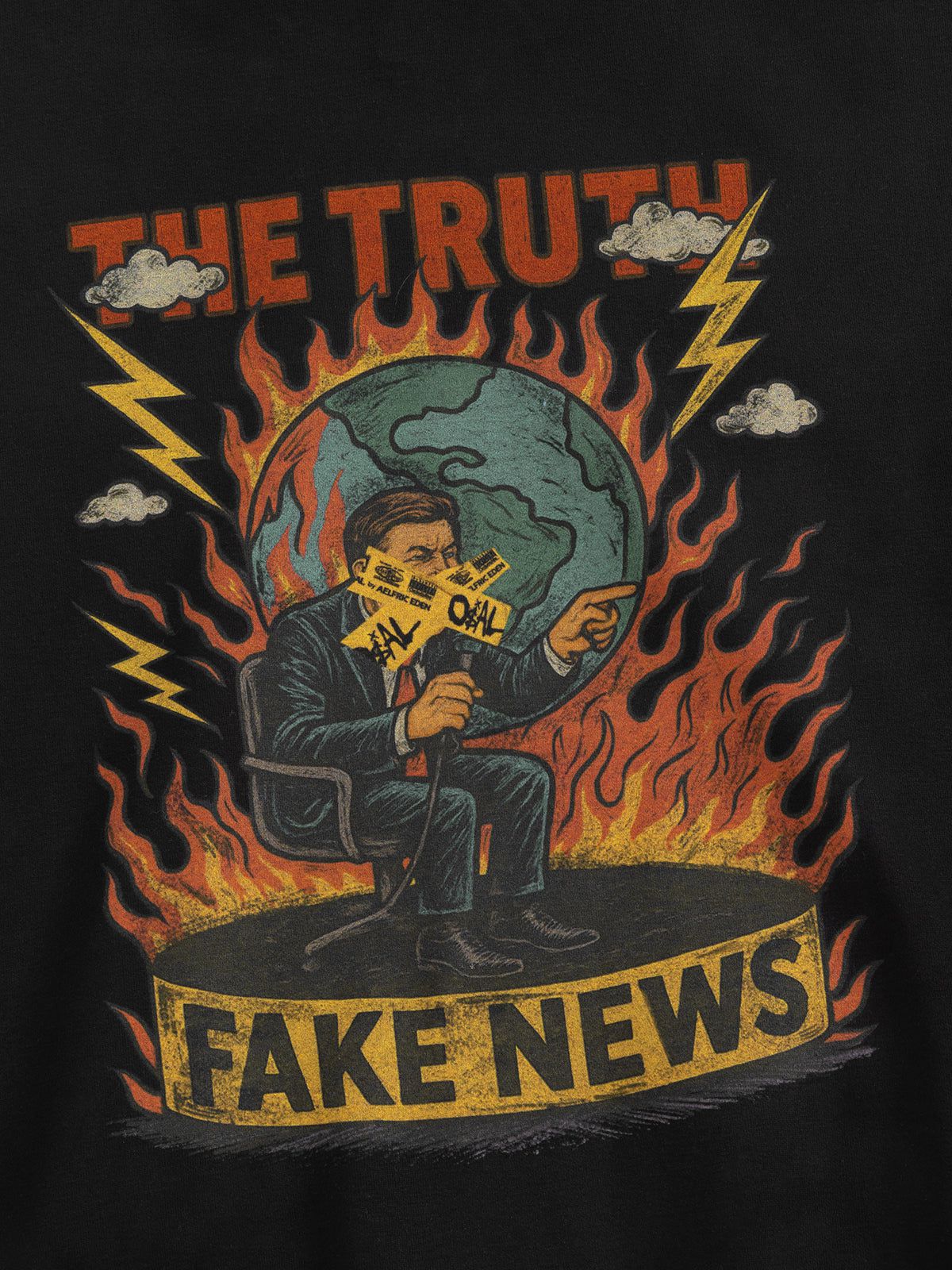 [COMPLEXCON 2025 LIMITED] FAKE NEWS OIAL Tape Hoodie