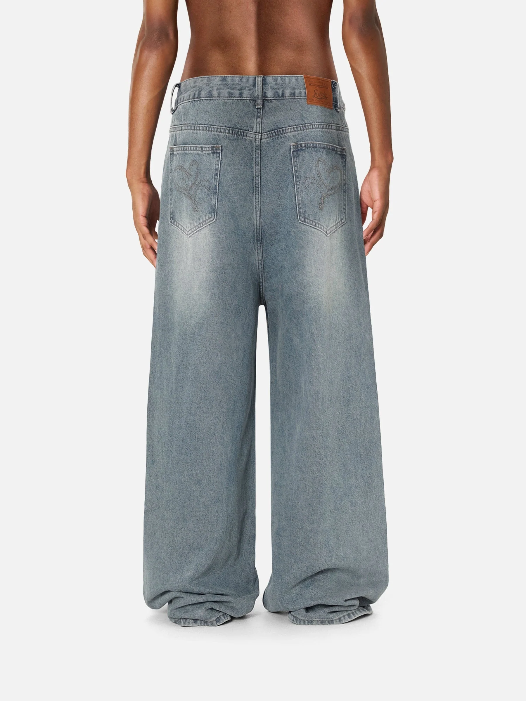 Aelfric Eden Baggy Fringe Jeans