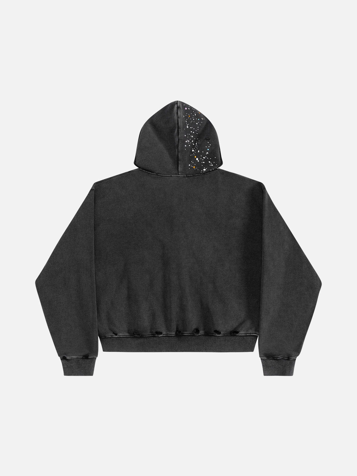 Aelfric Eden Rhinestone Boxy Zip Up V302 Hoodie