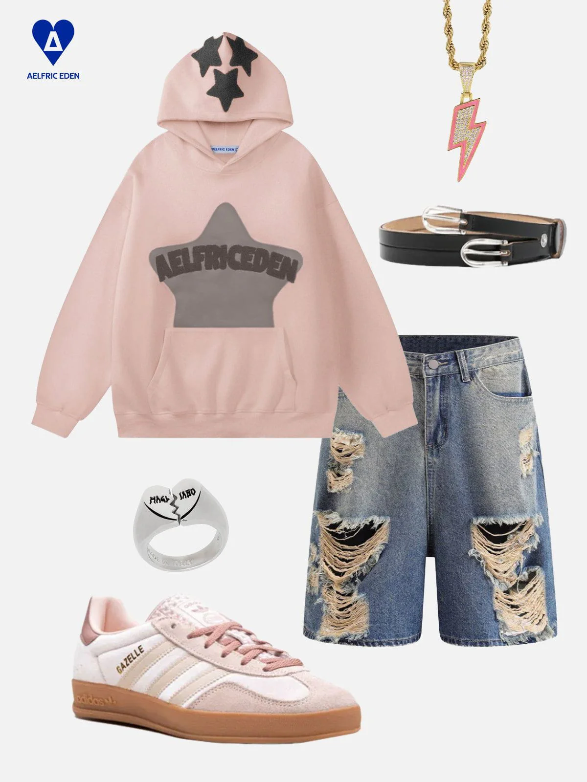 Aelfric Eden Vintage Embroidery Eden Star V303 Hoodie