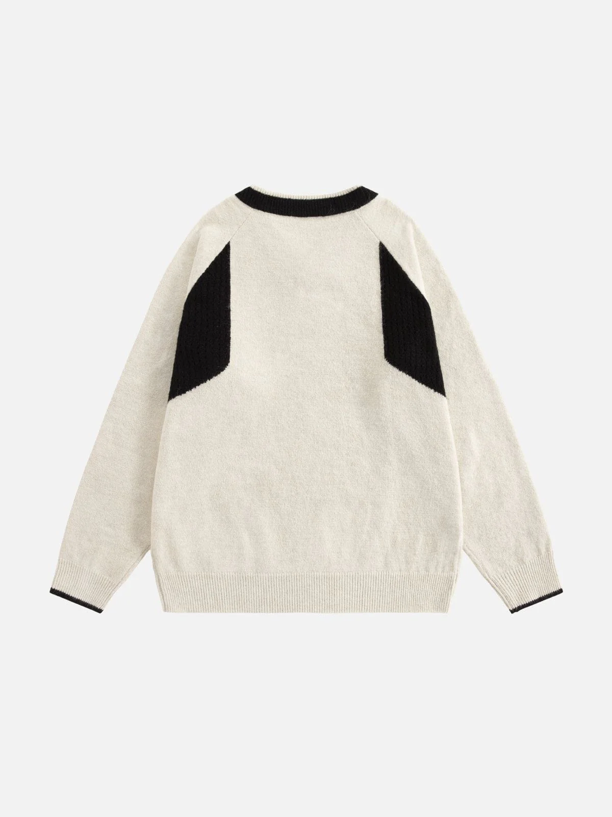 Aelfric Eden Patchwork V-Neck Sweater