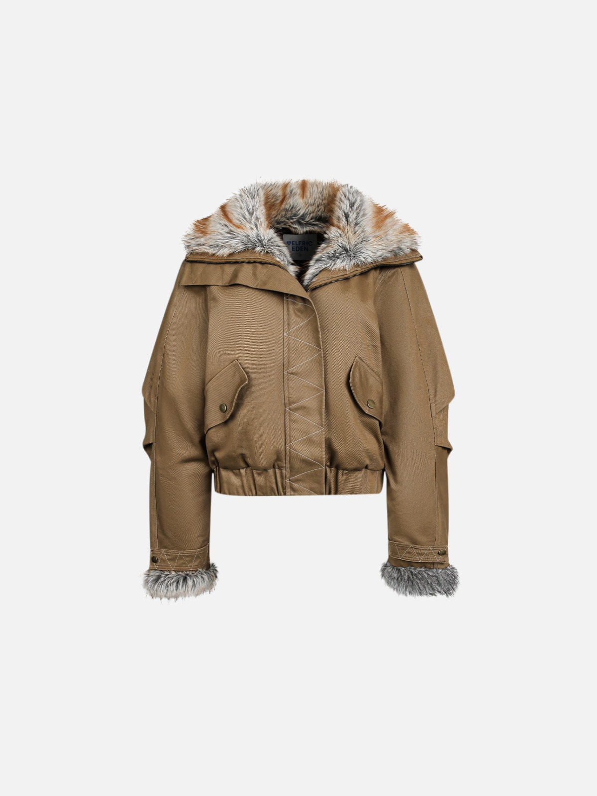 Aelfric Eden Faux Fur Collar Coat