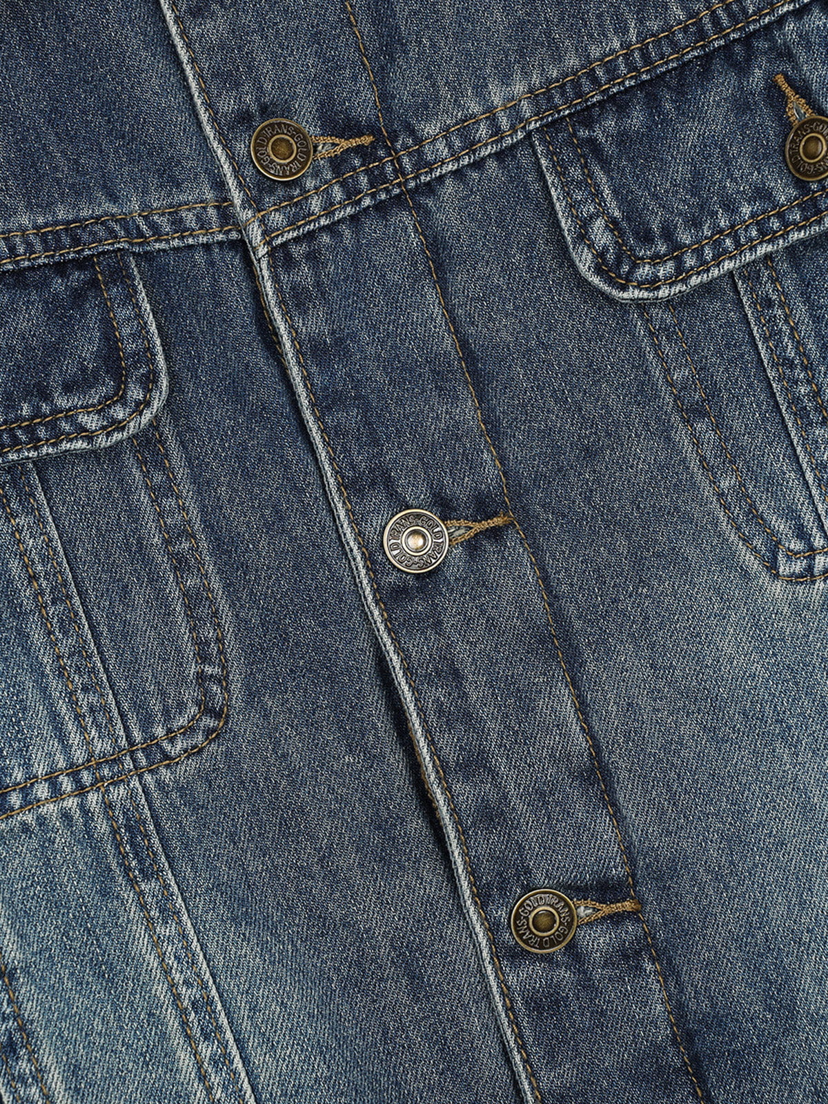 Aelfric Eden Faux Fur Collar Denim Coat