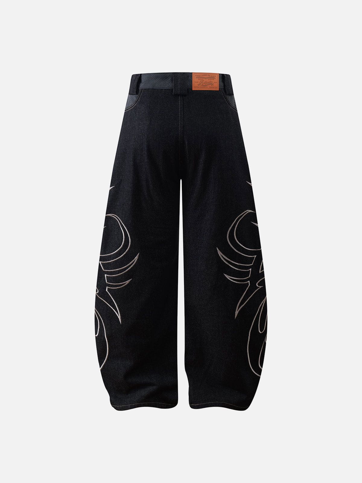 Aelfric Eden Baggy Barrel Embroidery Jeans