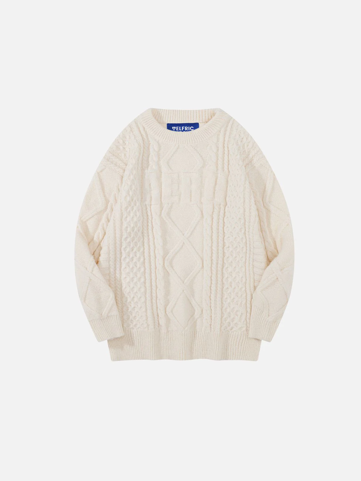 Aelfric Eden Retro 90s Cable Knit Sweater