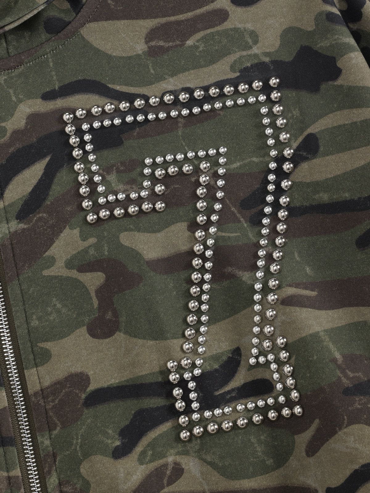 Aelfric Eden Camo Zip Up Hoodie