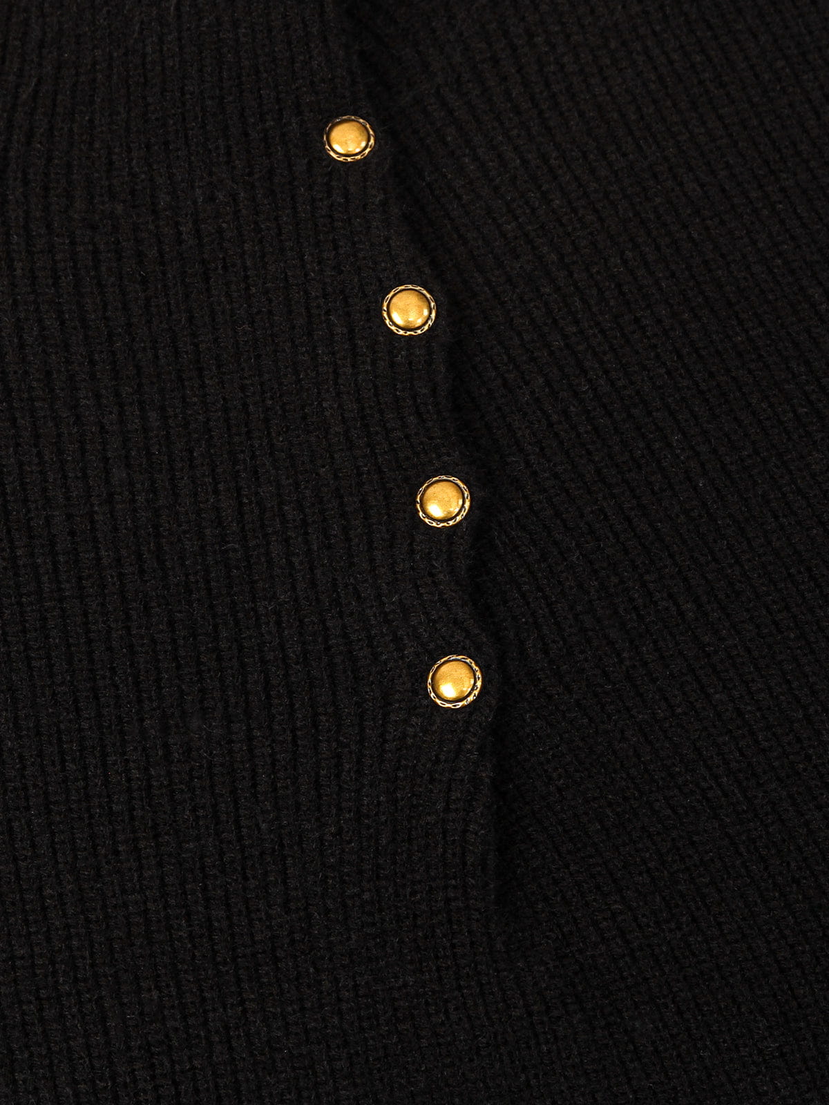 Aelfric Eden Half-High Neck Button Knit Sweater