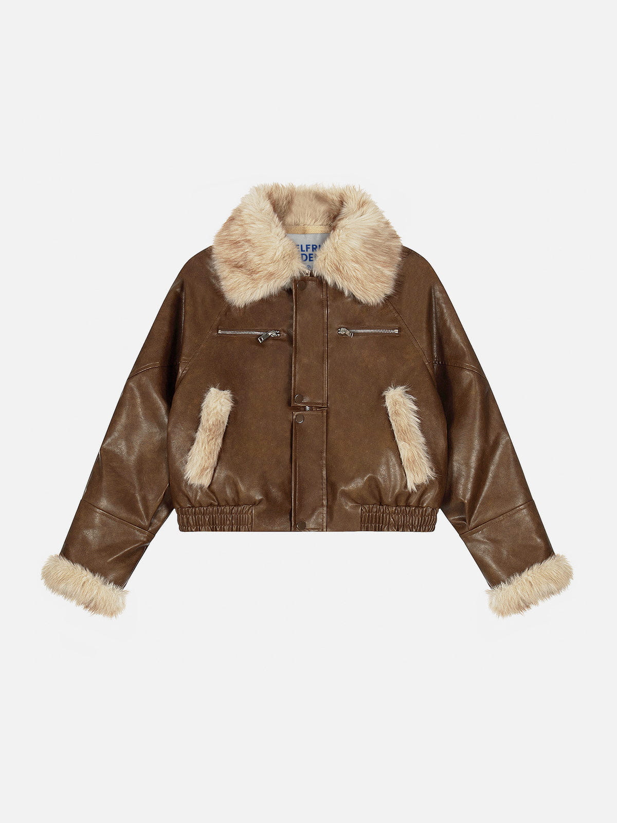 Aelfric Eden Faux Fur Patchwork Coat