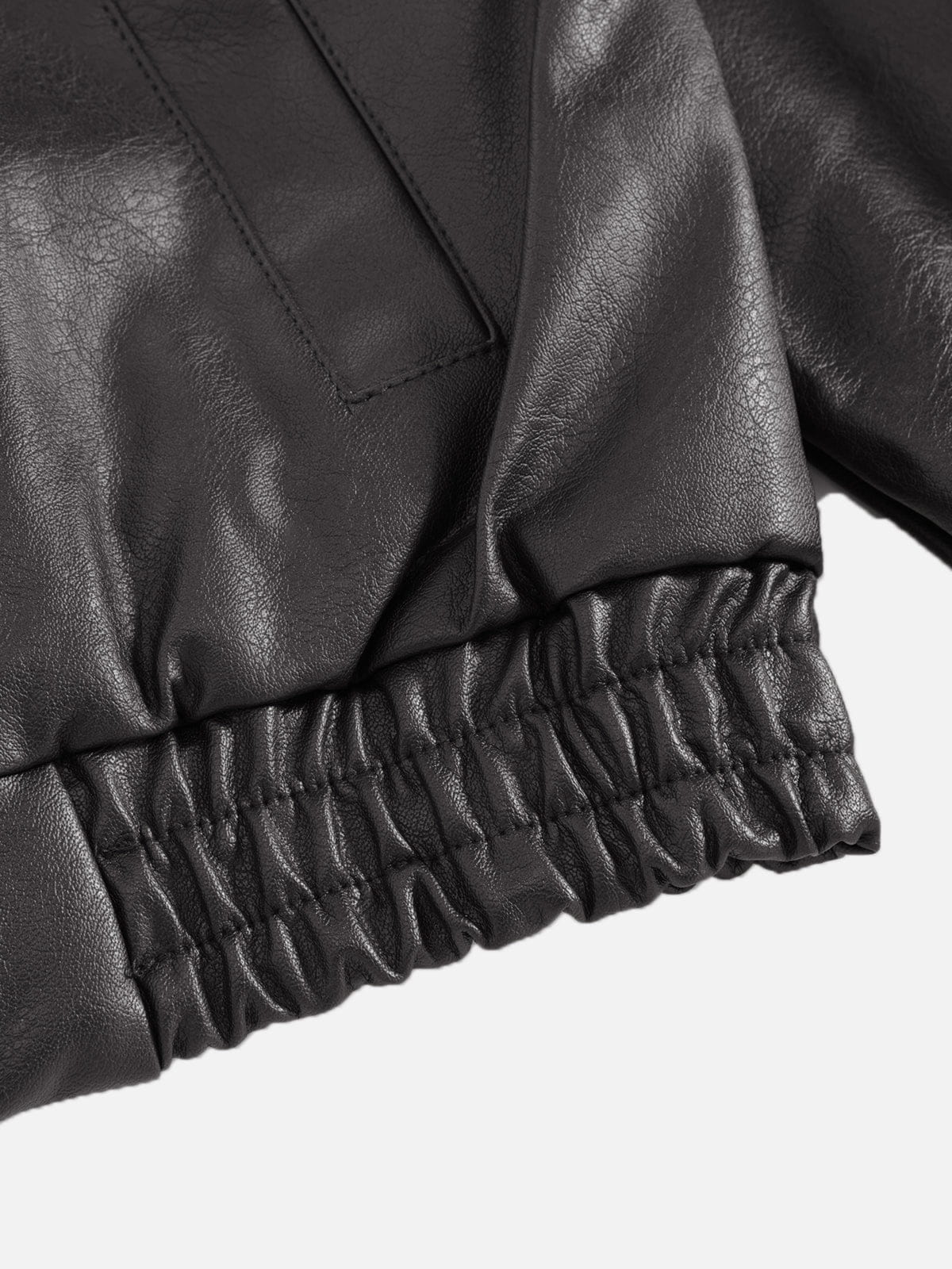 Aelfric Eden Asymmetric Faux Leather Jacket