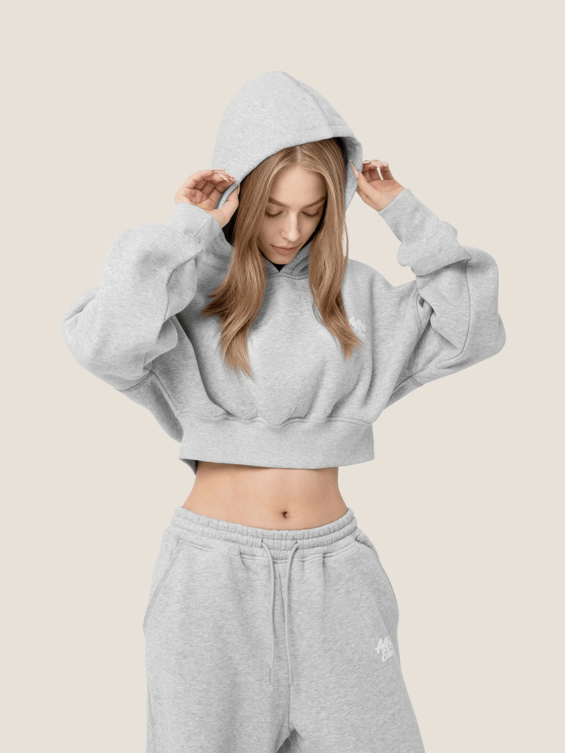 Soufflé Cropped Cloud Hoodie Sets