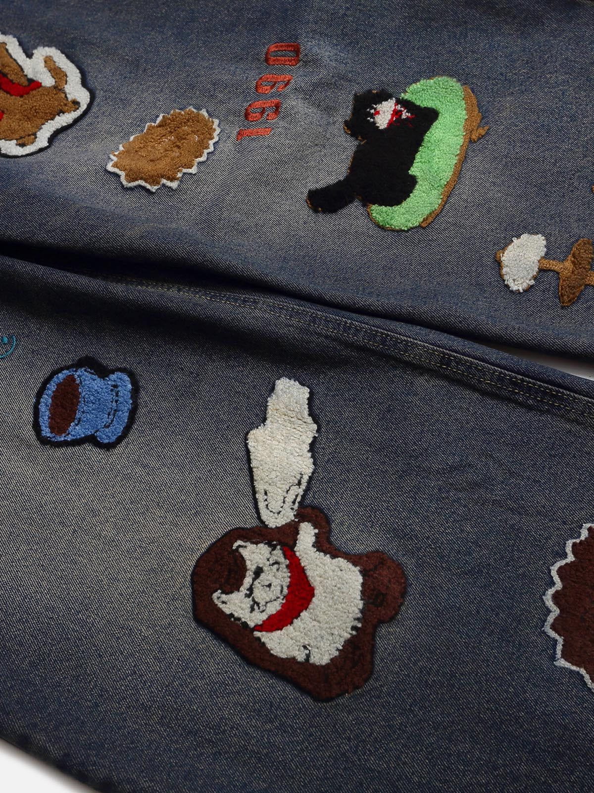 Aelfric Eden Dachshund Baggy Barrel Jeans