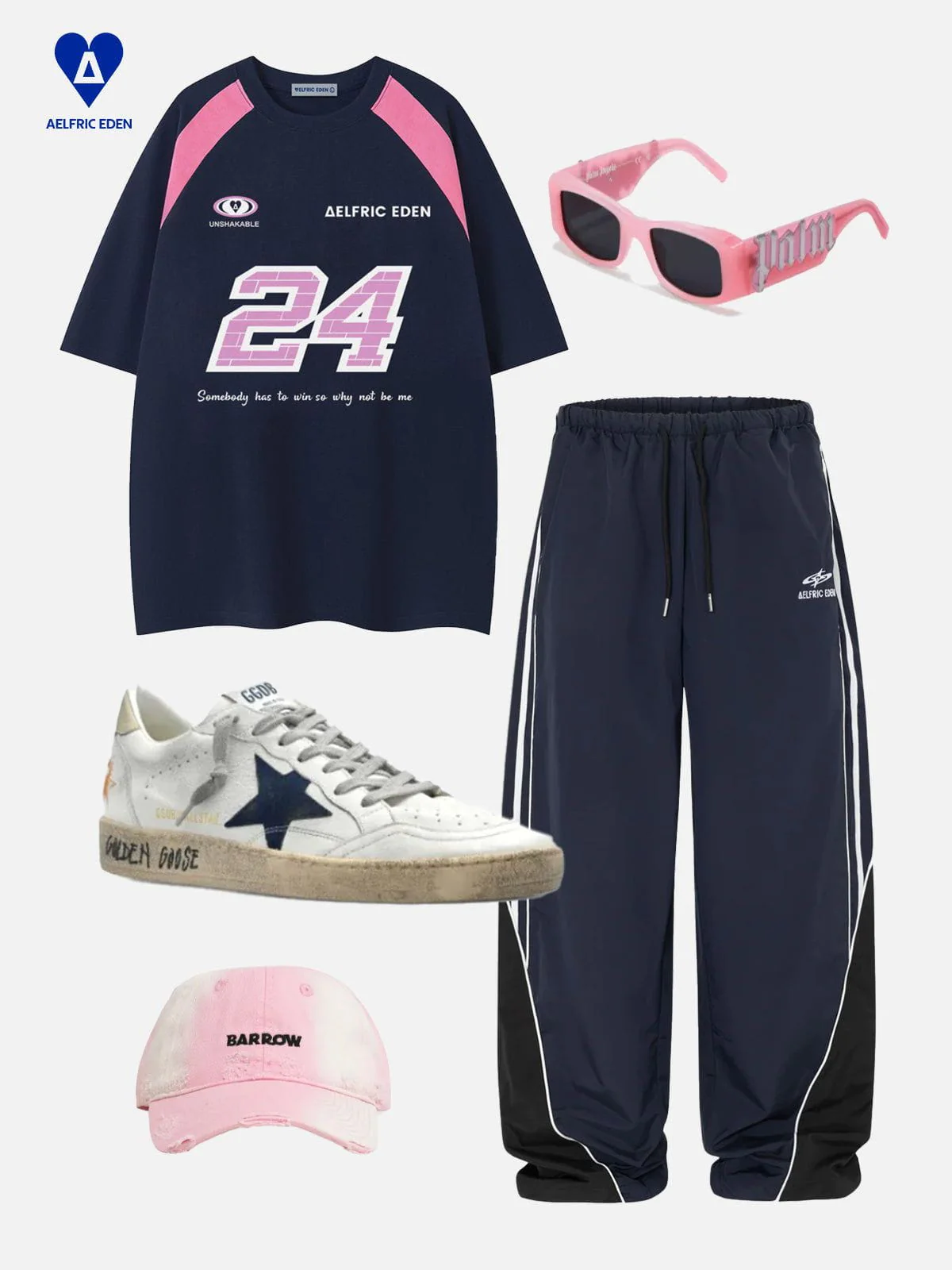 Aelfric Eden Color Blocking 24 Graphic Tee