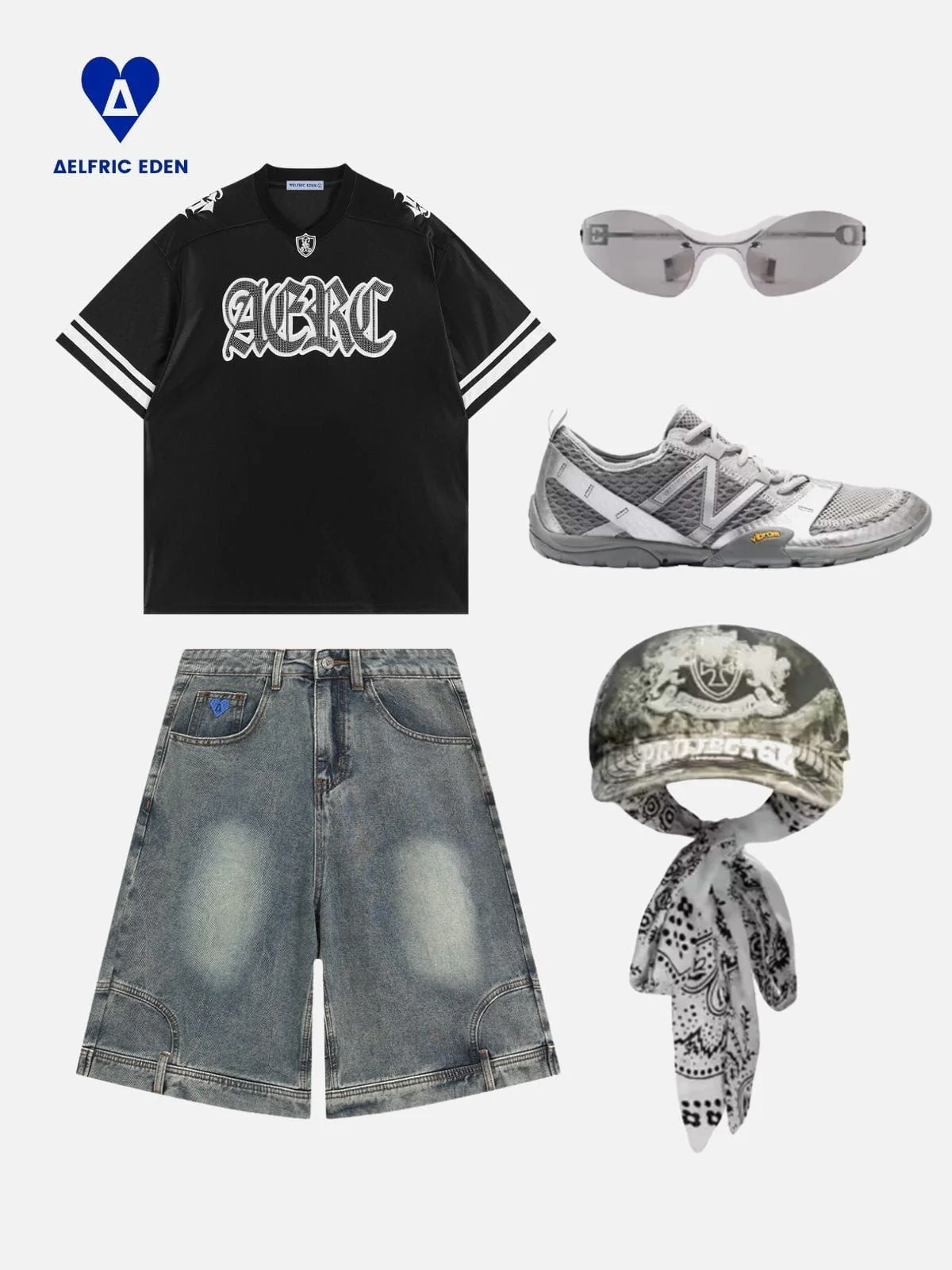 Aelfric Eden Hotfix Rhinestone Football Jersey