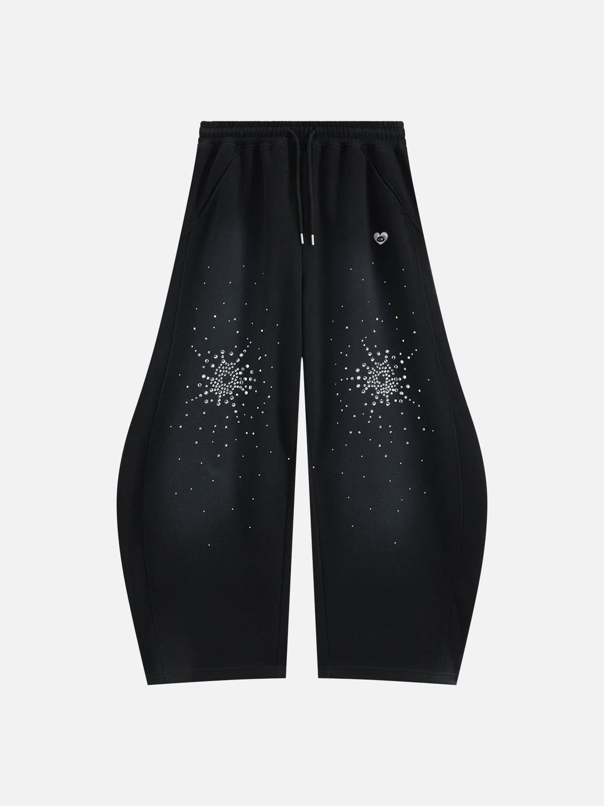 Aelfric Eden Floral Rhinestone Super Baggy Barrel Sweatpants