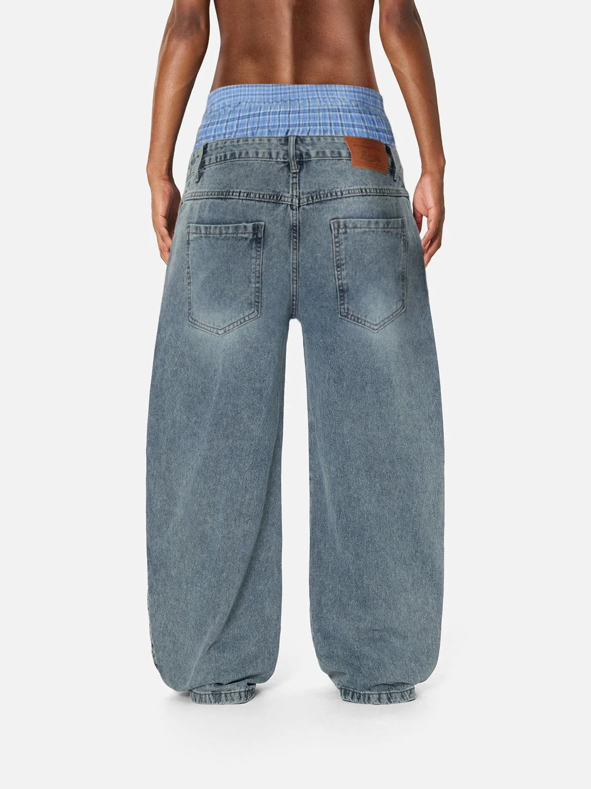 Aelfric Eden Double Waist Baggy Jeans