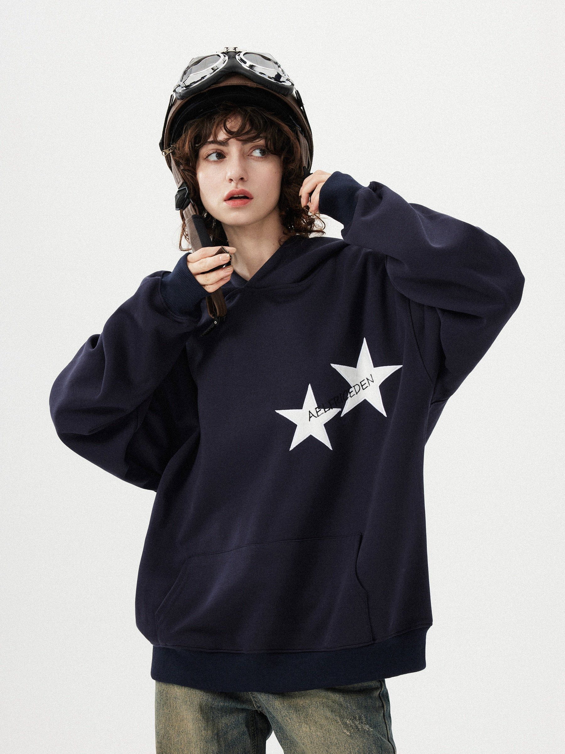 Aelfric Eden Star Color Contrast Hoodie