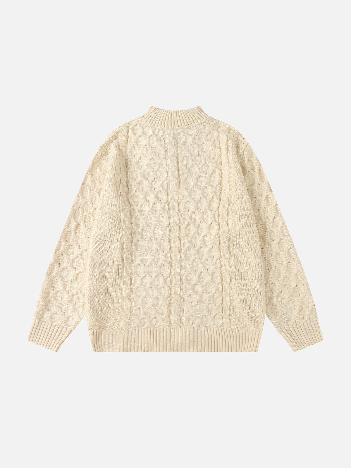 Aelfric Eden Retro 90s Half Zip Knit Sweater