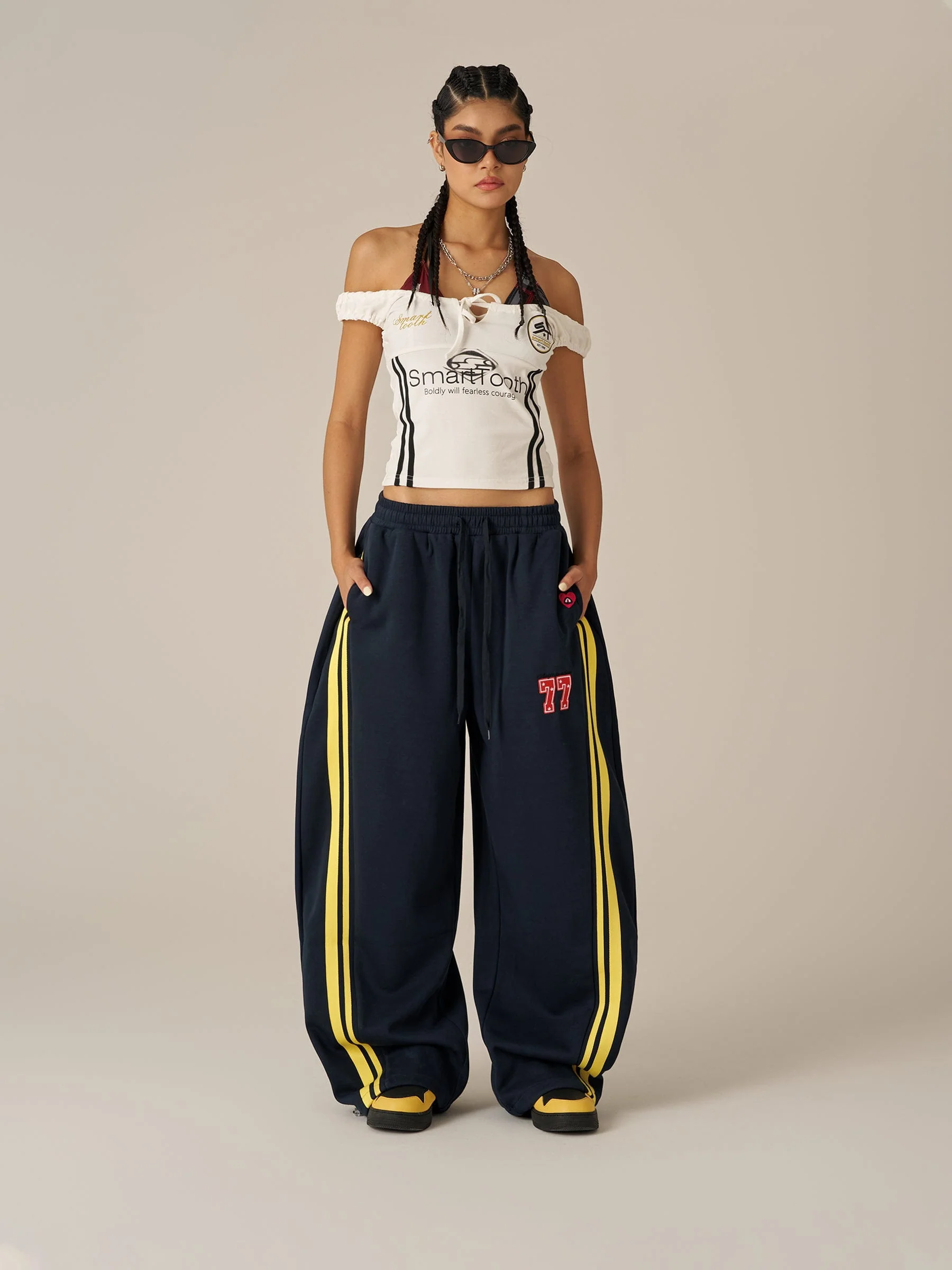 Aelfric Eden Stripe Baggy Barrel Sweatpants