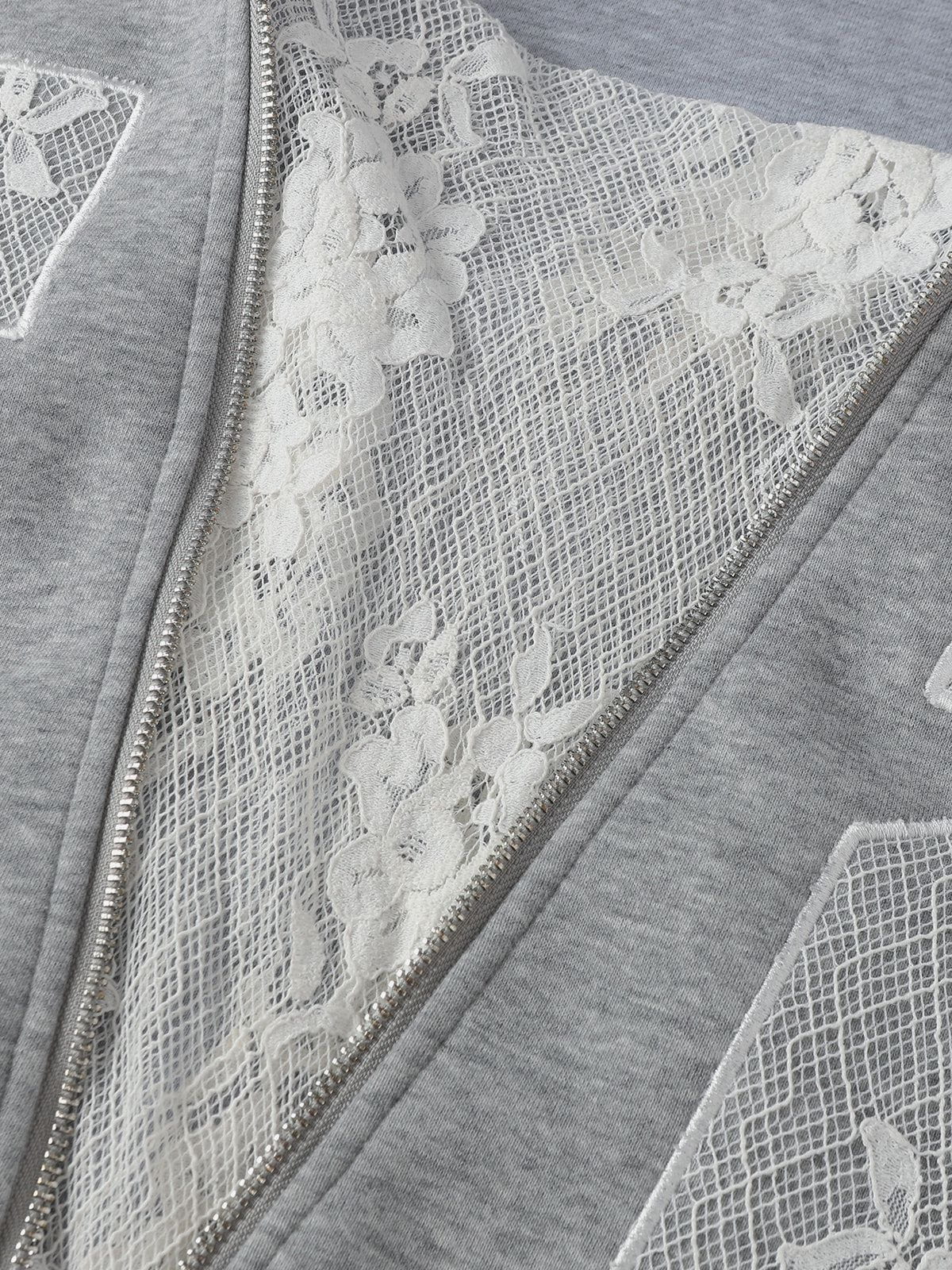 Aelfric Eden Lace Number Oversized Hoodie