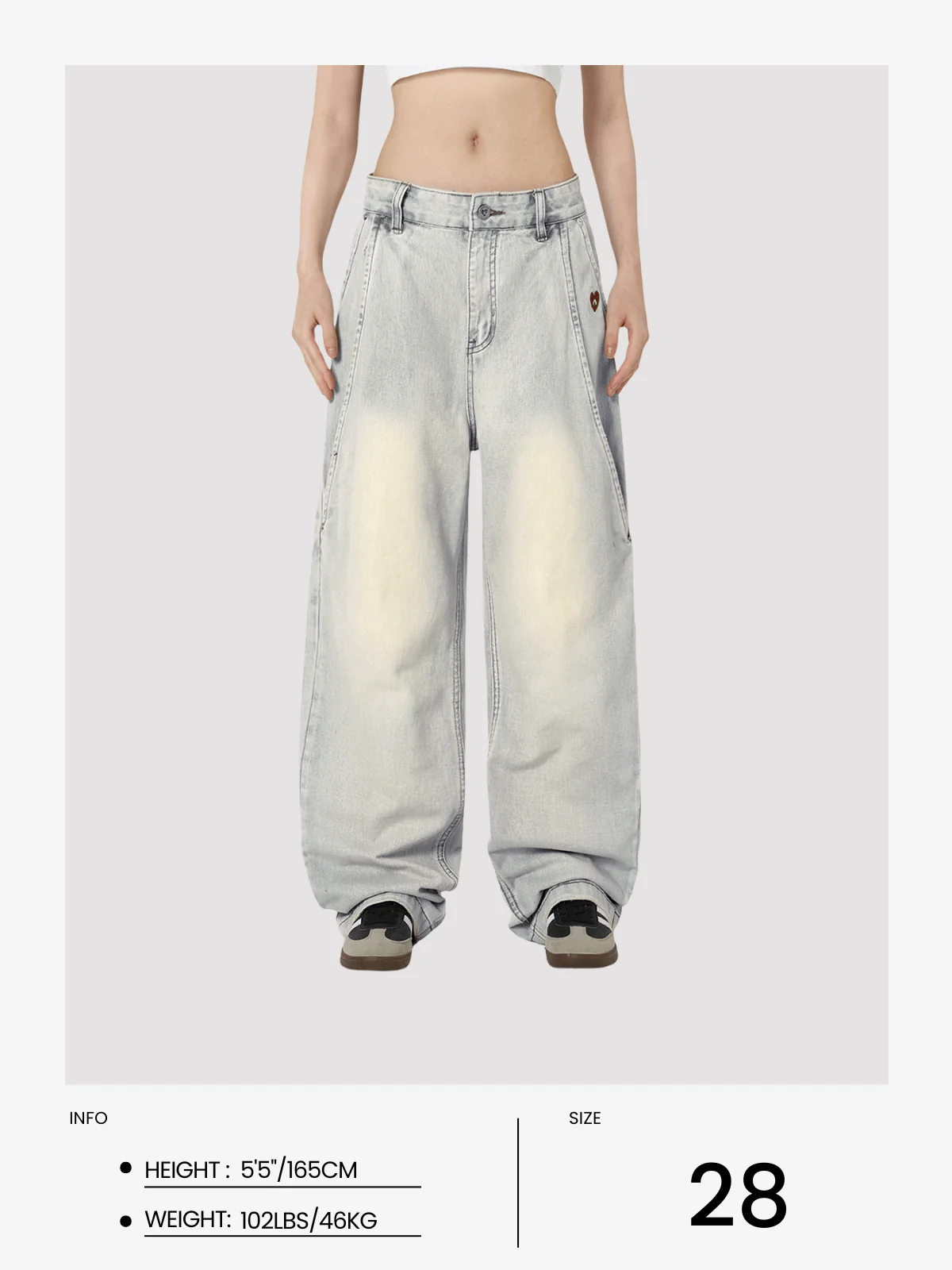 Aelfric Eden Washed Baggy Jeans