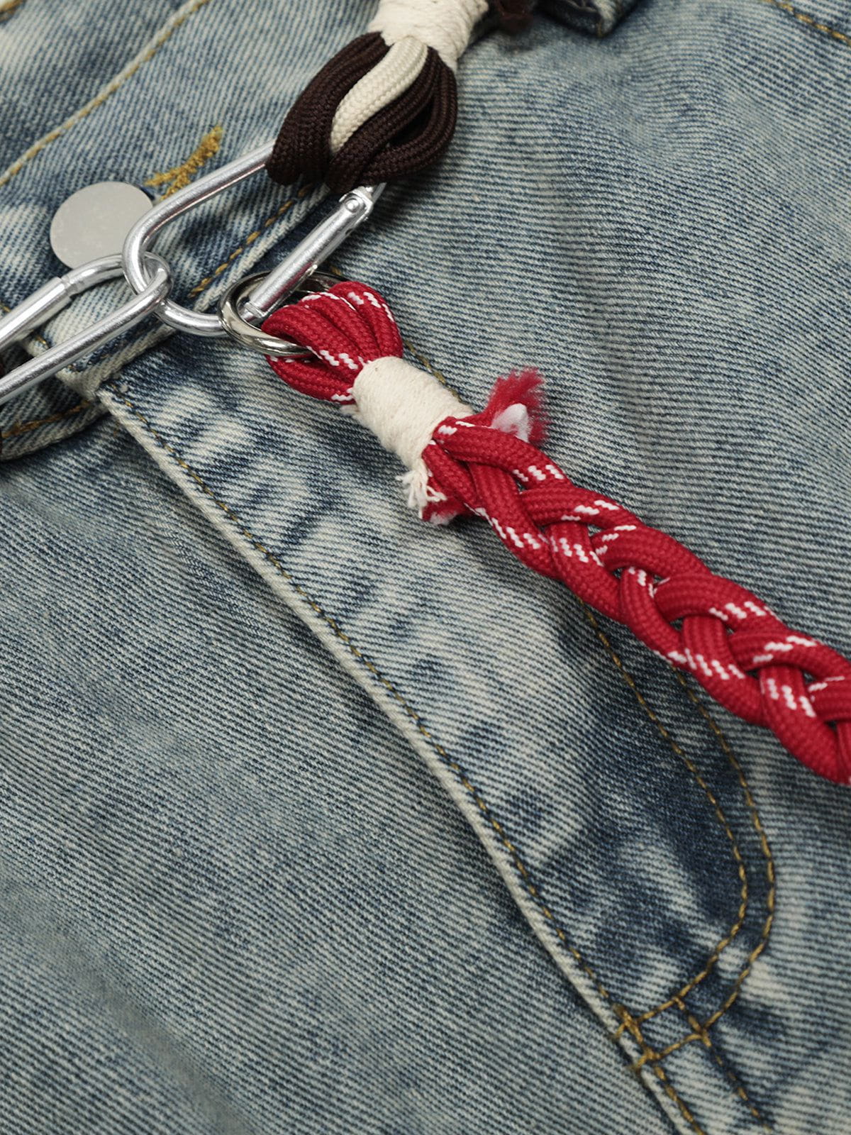 Aelfric Eden Rope Washed Baggy Barrel Jeans