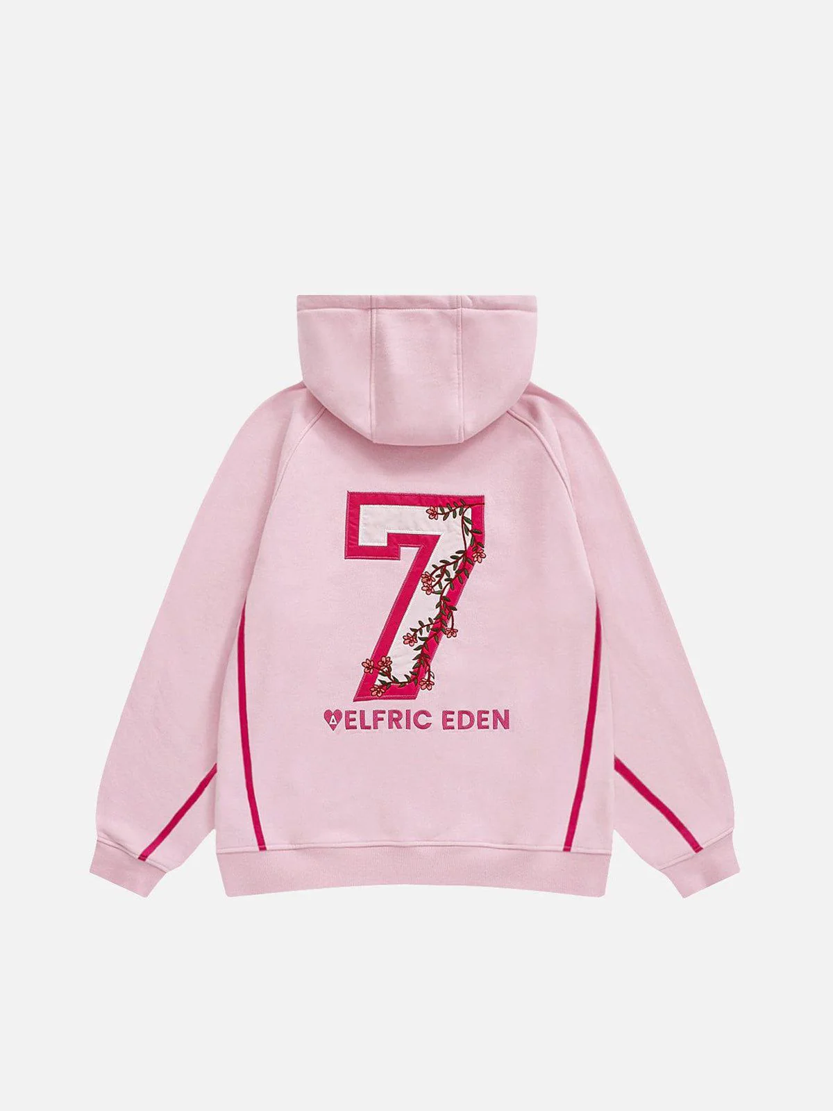 Aelfric Eden Floral Number Embroidery Hoodie