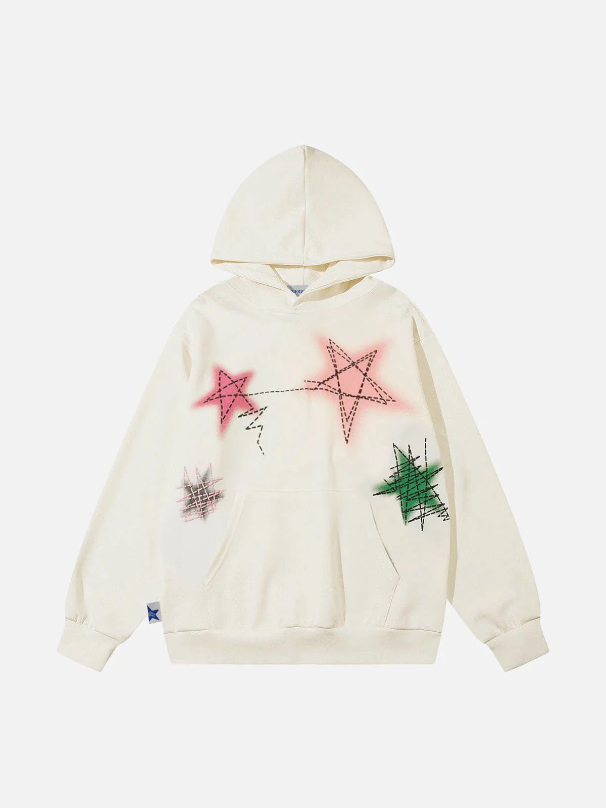 Aelfric Eden Graffiti Star Graphic Pullover Hoodie