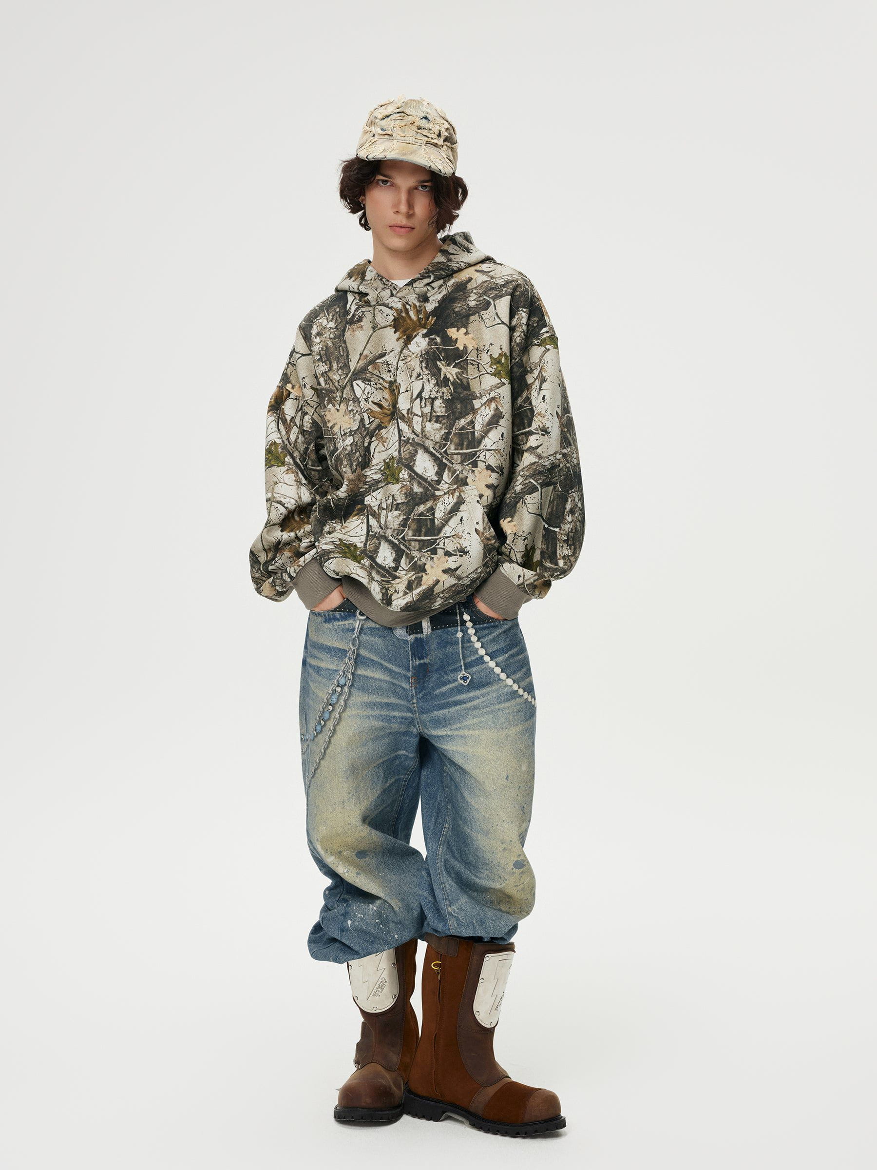 Aelfric Eden Oversized Camo Hoodie