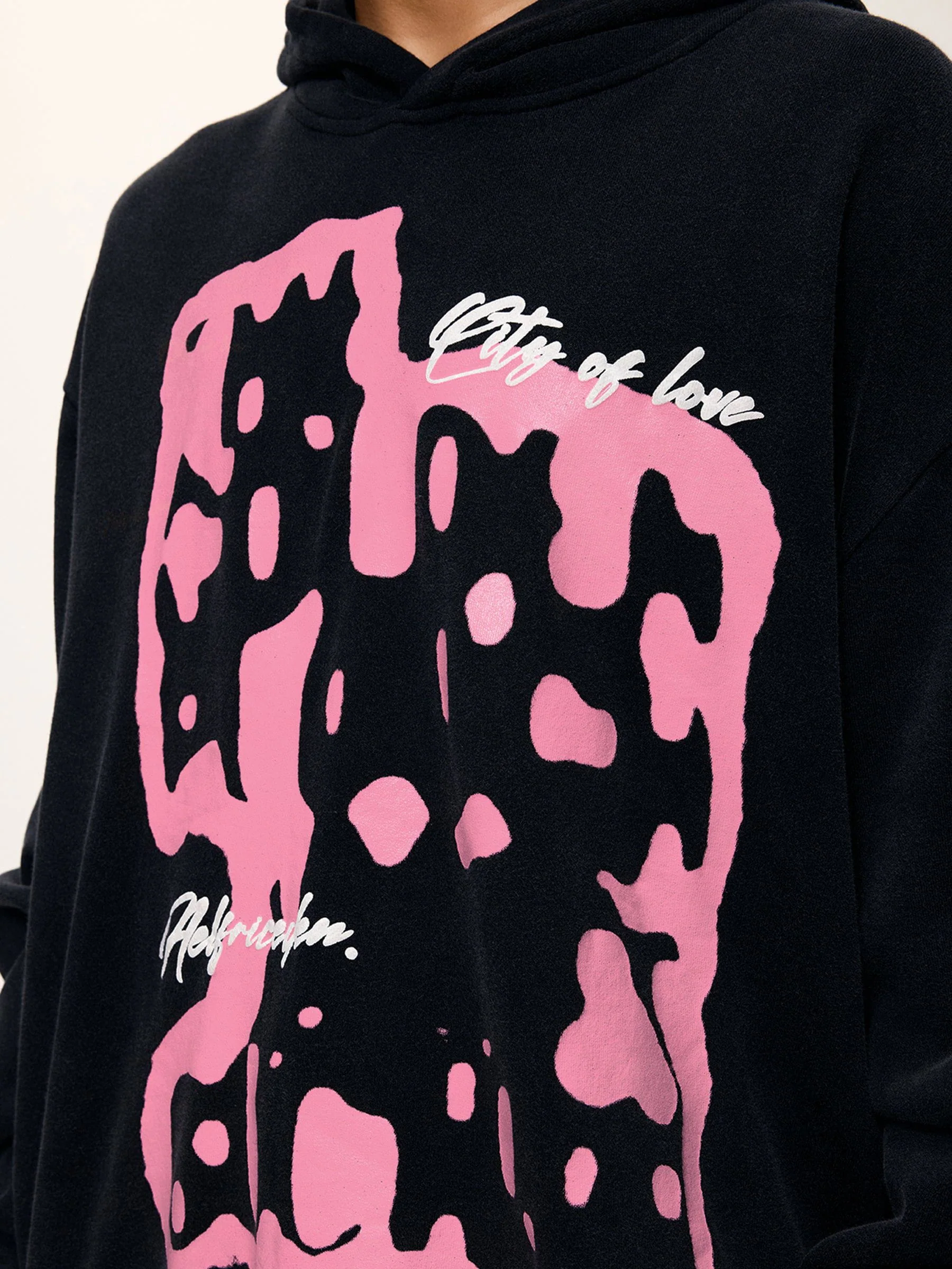 Aelfric Eden Oversized Abstraction Graphic Hoodie