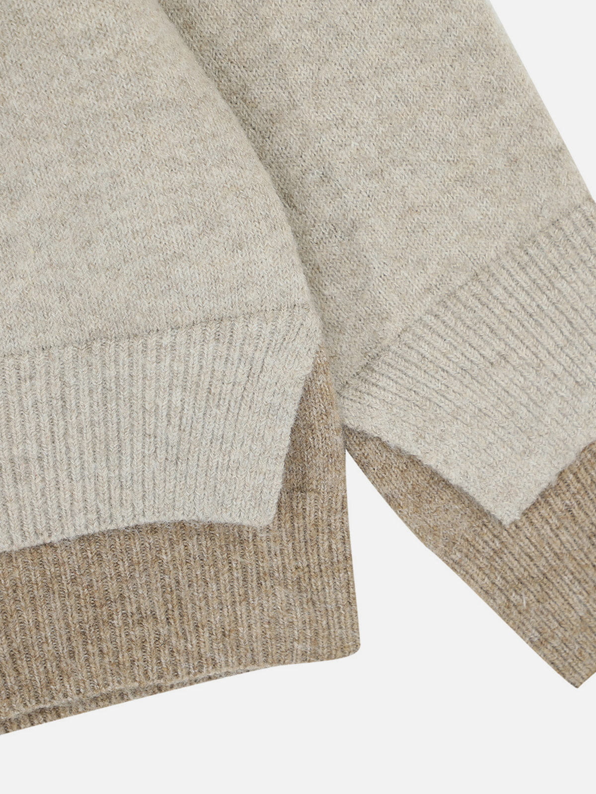 Aelfric Eden Faux-Layered Polo Collar Knit Sweater