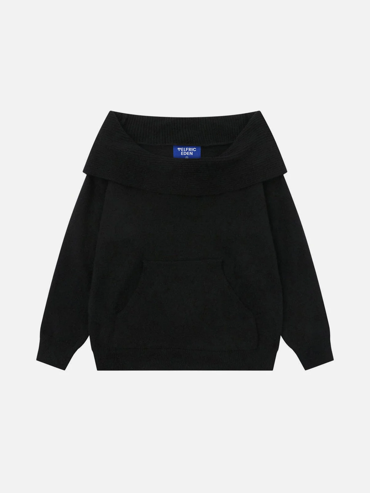 Aelfric Eden Off-The-Shoulder Hooded Sweater