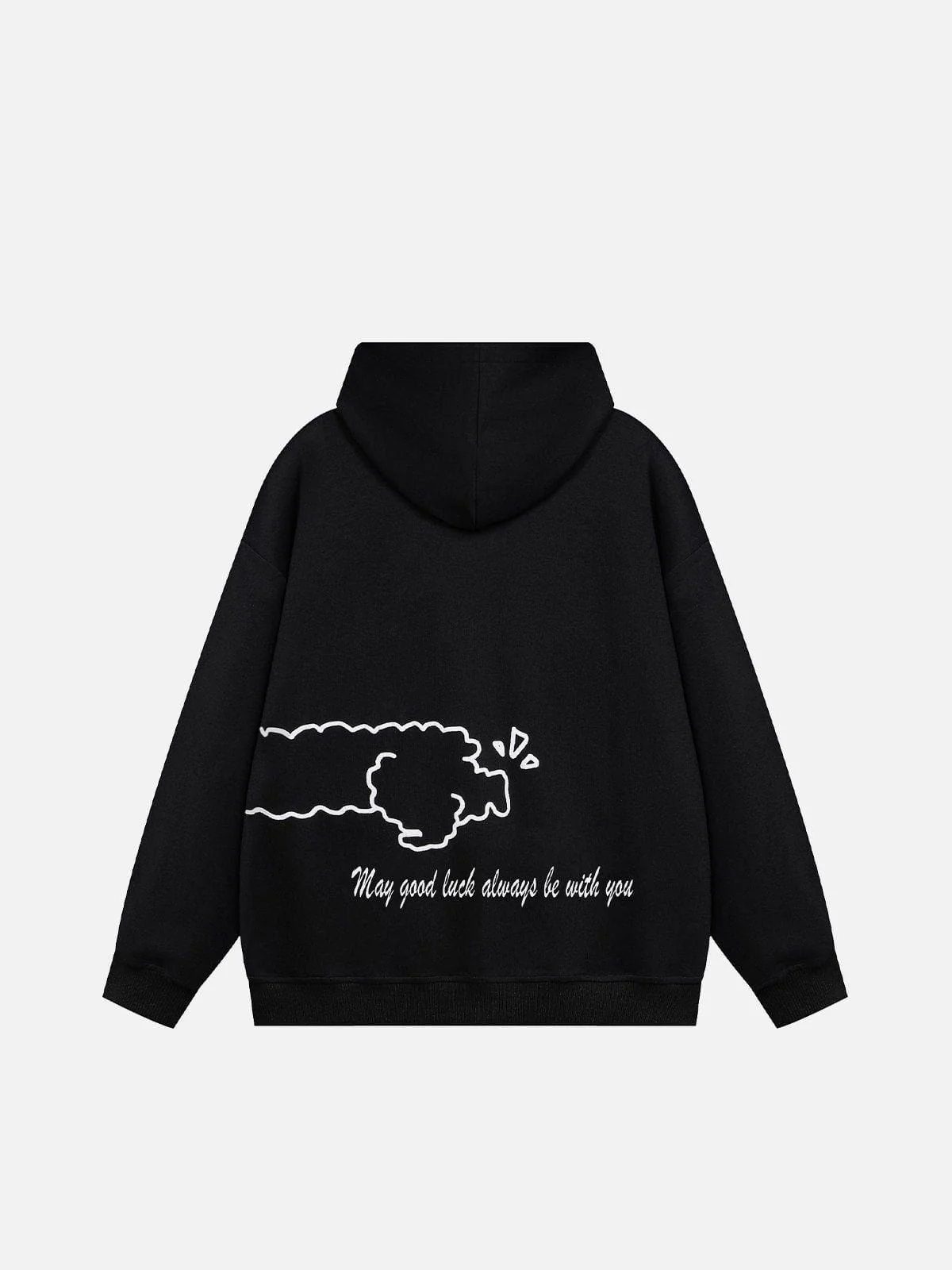 Aelfric Eden Cartoon Puppy Graphic Pullover Hoodie