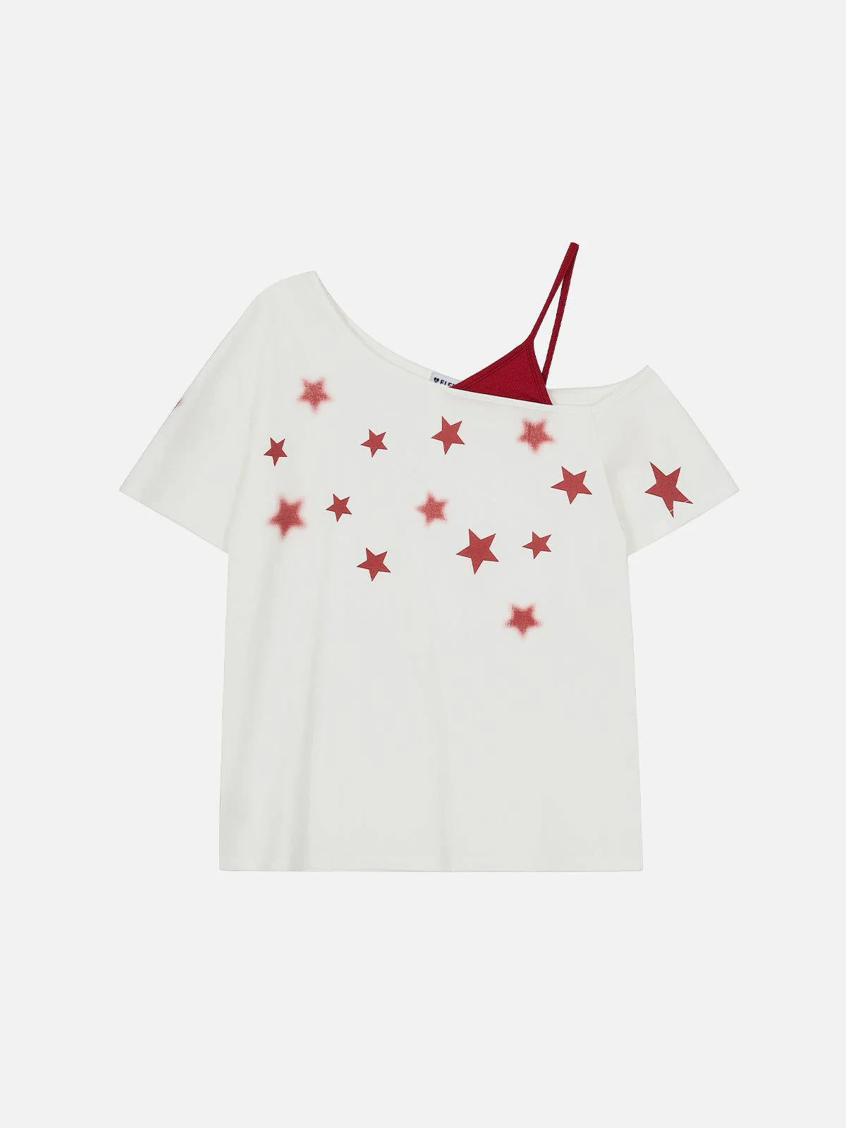 Aelfric Eden Star Graphic Off-The-Shoulder Tee