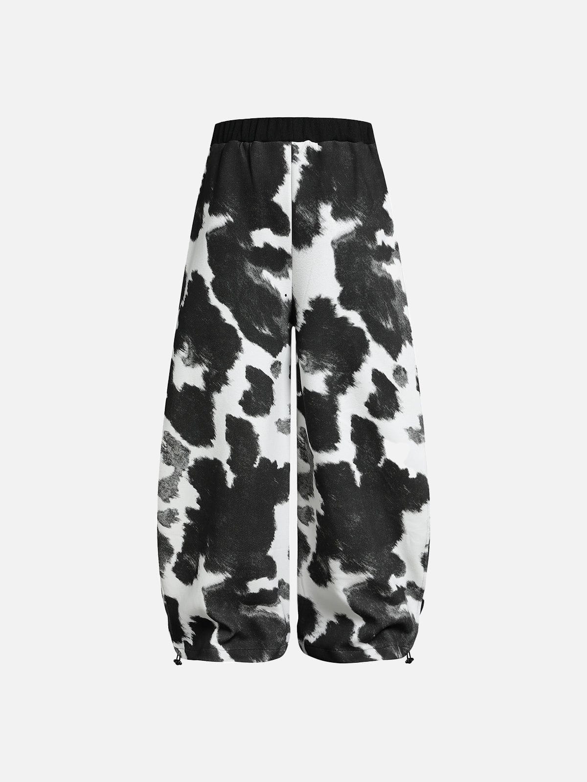 Aelfric Eden Cow Texture Baggy Barrel Sweatpants