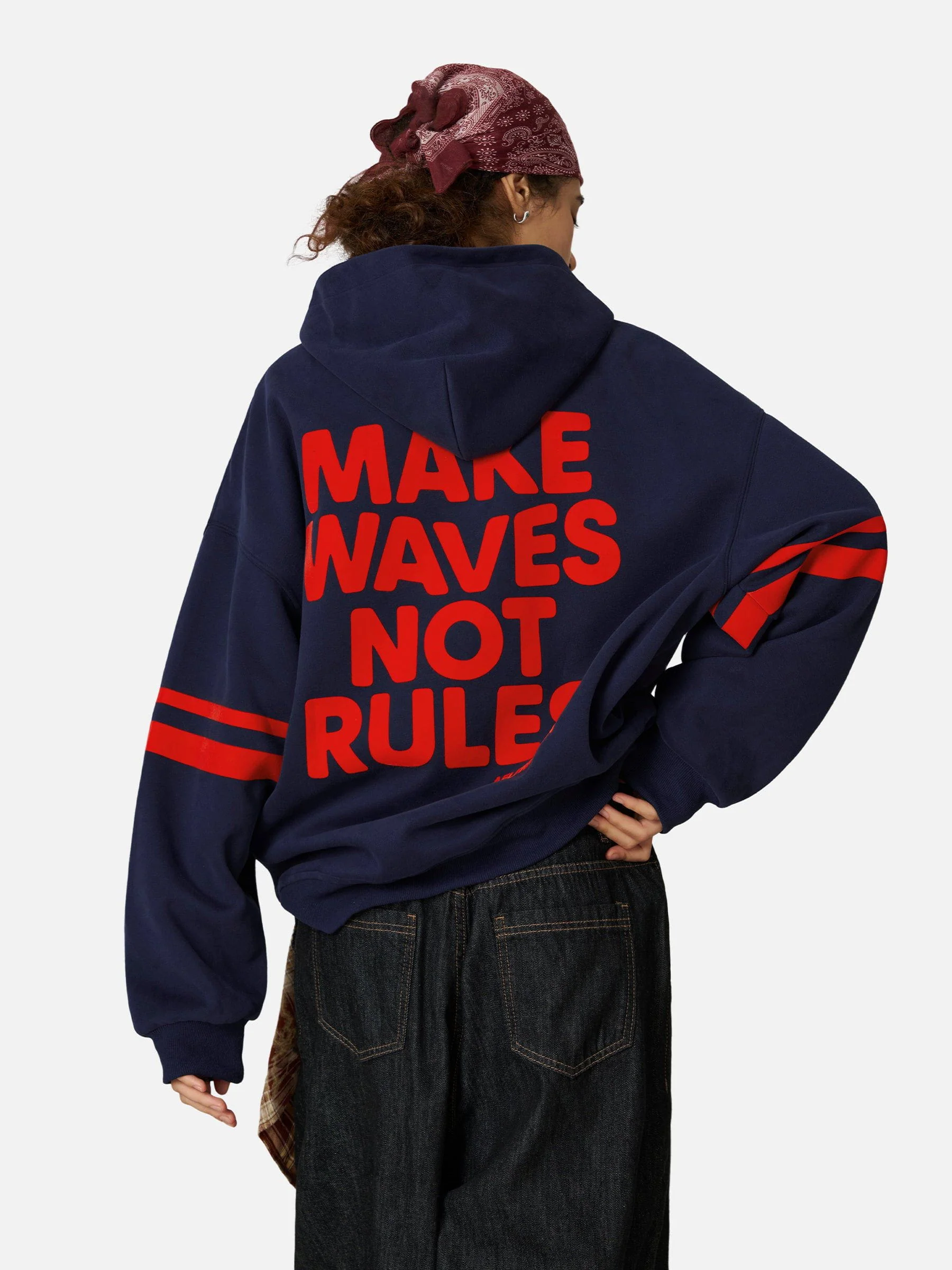 Aelfric Eden Oversized  Embroidery Tiger Hoodie