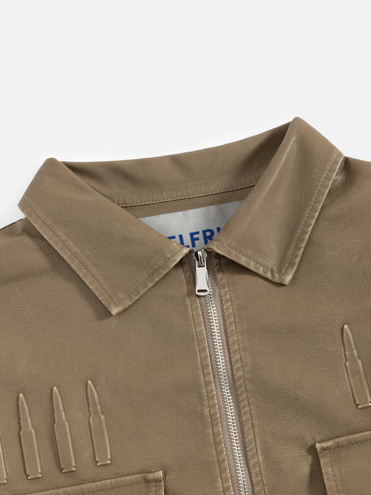 Aelfric Eden Pocket Faux Leather Jacket