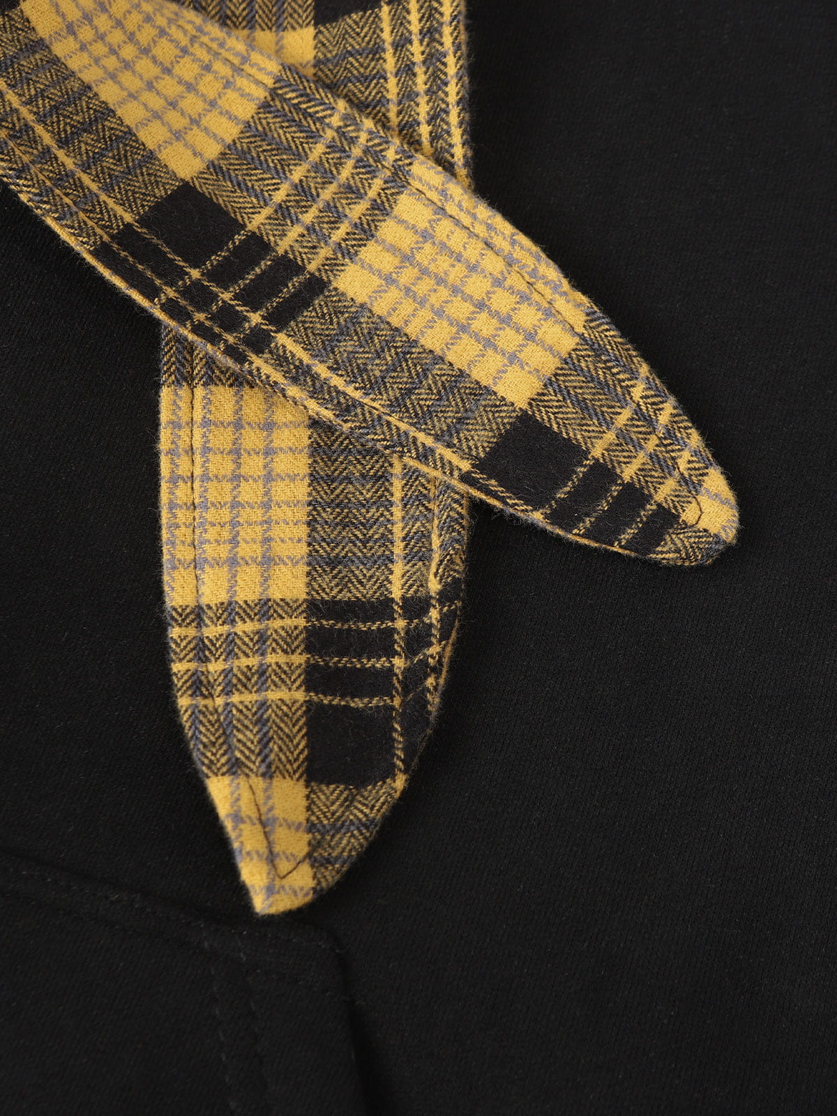 Aelfric Eden Plaid Bow Pullover Hoodie